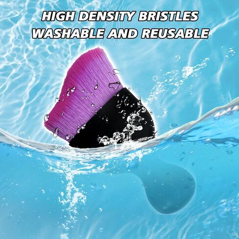 BEYPOVK 2PCS Car Interior Detailing Brush, Auto Soft Bristles Dust Brush Curved Brushes, Automotive Interior Cleaning Tool for Cleaning Panels, Air Vent, Leather, Scratch Free (Purple) in Kuwait