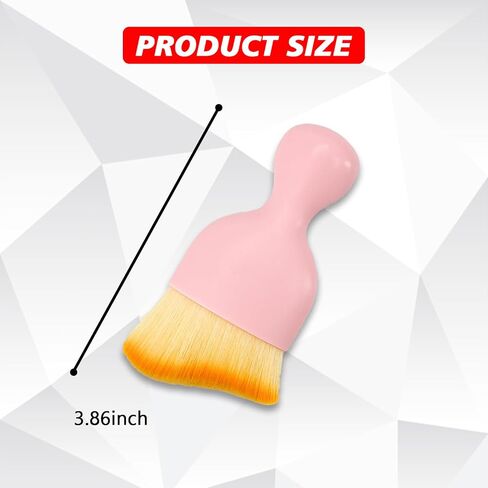 BEYPOVK 2PCS Car Interior Detailing Brush, Auto Soft Bristles Dust Brush Curved Brushes, Automotive Interior Cleaning Tool for Cleaning Panels, Air Vent, Leather, Scratch Free (Purple) in Kuwait