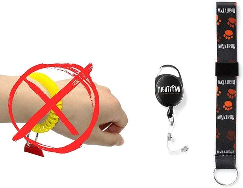 أداة النقر لتدريب الكلاب مايتي باو - أداة أساسية لتدريب الحيوانات الأليفة مع خيارين للمرفقات - مشبك حزام قابل للسحب - أزرار تواصل للكلاب - إيقاف عض الكلاب - حبل معصم - تدريب الحيوانات الأليفة على النقر in Kuwait