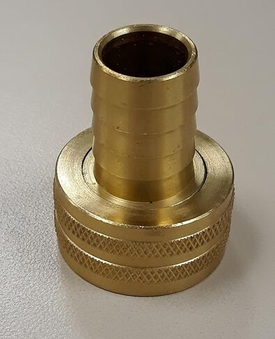 Anderson Metals-07046-1012 Brass Garden Hose Swivel Fitting, Connector, 5/8" Barb x 3/4" Female Hose in Saudi Arabia