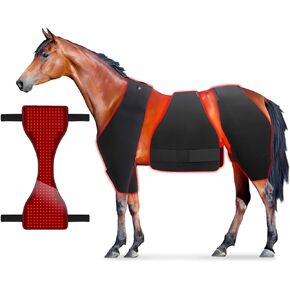 GOURIXIN Red Light Therapy for Horses, 660nm 850nm Red Infrared Therap Belt, for Horse Buttocks, Abdomen, Back, Front Legs and Hind Legs Muscle Recovery in Saudi Arabia