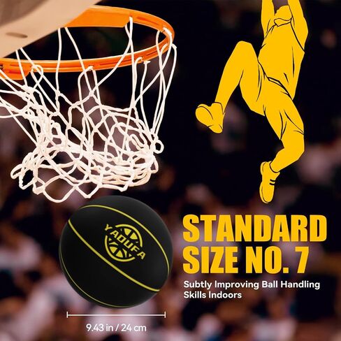 Silent Basketball 600G Real Basketball Feel Dribble Dream Indoor Foam Silent Training Ball High Bounce Not Vacuum Shipped for Quiet Dribbling and Indoor Training in Saudi Arabia