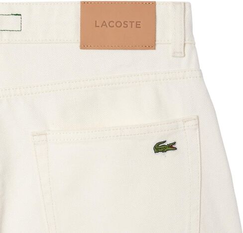 Lacoste Men's 5 Pocket Cut Straight Cut Indigo ، Bleach المغسول ، 34/34 in Kuwait