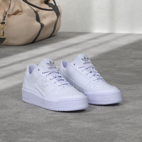 حذاء رياضي نسائي من Adidas Originals Forum Bold، أبيض/أبيض/أسود، 9 in Saudi Arabia