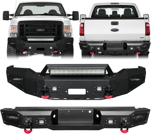 الوفير الأمامي والخلفي متوافق مع 2011 2012 2013 2014 2015 2016 Ford F250 / F350 / F450 / F550 (باستثناء Raptor و EcoBoost) in Saudi Arabia