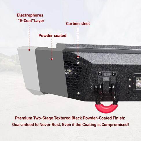 الوفير الأمامي والخلفي متوافق مع 2011 2012 2013 2014 2015 2016 Ford F250 / F350 / F450 / F550 (باستثناء Raptor و EcoBoost) in Saudi Arabia