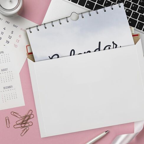 100 حزمة 9x12 بوصة من المراسلات الصلبة - رسائل بريد إلكتروني من الورق المقوى الأبيض اللاصقة مع 200 شريط - الإمدادات البريدية للوثائق والصور والأقراص المدمجة والمجلات والأدب in Kuwait
