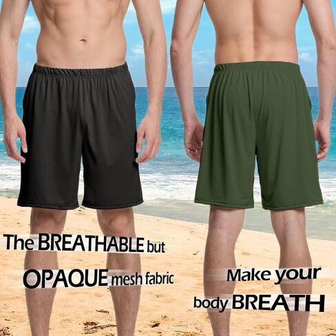Mens Shorts Athletic Quick Dry Running Workout Gym Shorts 2 Pack for Men Mesh Swim Trunks Pajama Board in Saudi Arabia