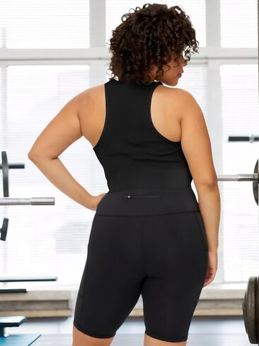 Women's Plus Size Seamless High Stretch Yoga Tank Top Racerback Sports Bra Activewear in Saudi Arabia