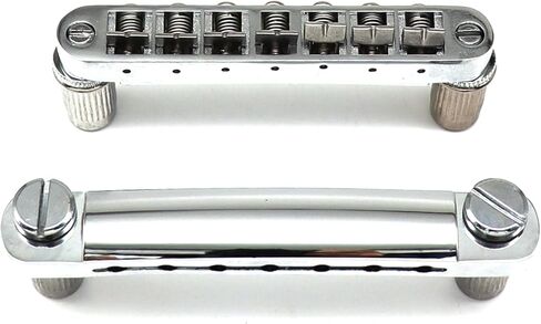 7 string guitar bridge Set, Tune-O-Matic Bridge and Stop Bar Tailpiece with Anchors and Studs for Epiphone Les Paul LP SG Style Electric Guitar (Black) in Kuwait