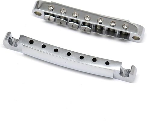 7 string guitar bridge Set, Tune-O-Matic Bridge and Stop Bar Tailpiece with Anchors and Studs for Epiphone Les Paul LP SG Style Electric Guitar (Black) in Kuwait