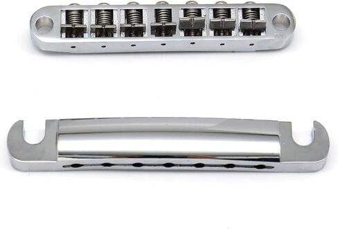 7 string guitar bridge Set, Tune-O-Matic Bridge and Stop Bar Tailpiece with Anchors and Studs for Epiphone Les Paul LP SG Style Electric Guitar (Black) in Kuwait