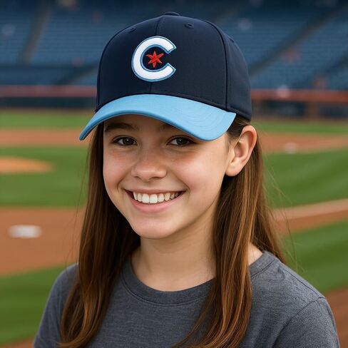 Officially Licensed Chicago Youth Boys Girls City Connect Baseball Hat Classic Edition MVP Team Logo Adjustable Cubs Kids Cap in Saudi Arabia