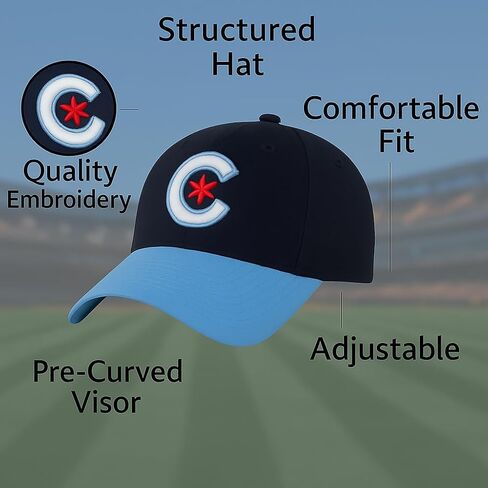 Officially Licensed Chicago Youth Boys Girls City Connect Baseball Hat Classic Edition MVP Team Logo Adjustable Cubs Kids Cap in Saudi Arabia