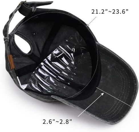 Unisex Retro Adjustable Washable Baseball Cap in Saudi Arabia