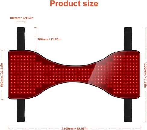 GOURIXIN Red Light Therapy for Horses, 660nm 850nm Red Infrared Therap Belt, for Horse Buttocks, Abdomen, Back, Front Legs and Hind Legs Muscle Recovery in Saudi Arabia