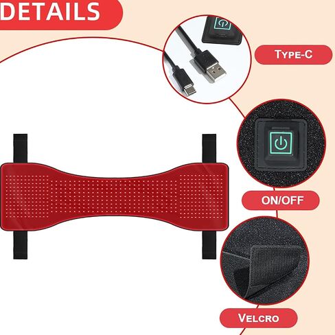 GOURIXIN Red Light Therapy for Horses, 660nm 850nm Red Infrared Therap Belt, for Horse Buttocks, Abdomen, Back, Front Legs and Hind Legs Muscle Recovery in Saudi Arabia