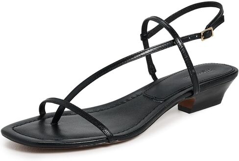 Madewell النسائية The Maycie غير المتماثلة T-Strap in Kuwait