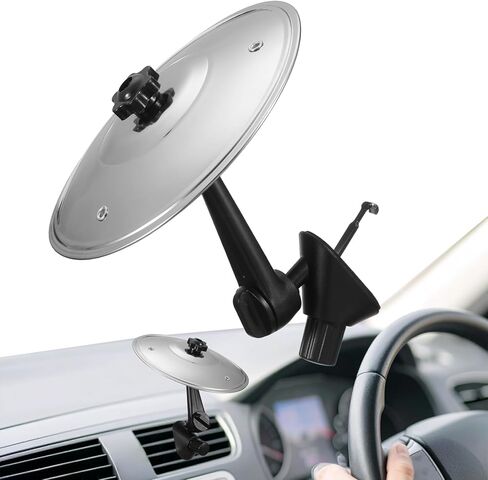 Car Cymbal, Car Symbol Drum Air Vent, Mini Metal Drum Crash Cymbal for Cars Dashboard, Fun Dashboard Accessory for Drummers & Music Lovers (Silver) in Saudi Arabia