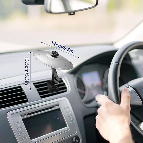 Car Cymbal, Car Symbol Drum Air Vent, Mini Metal Drum Crash Cymbal for Cars Dashboard, Fun Dashboard Accessory for Drummers & Music Lovers (Silver) in Saudi Arabia
