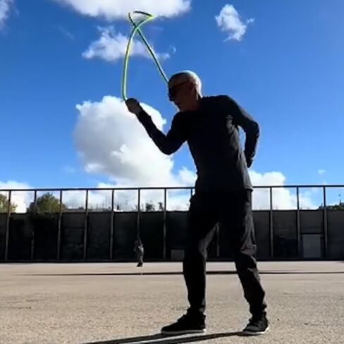 حبل التدفق ، الرجال تدريبات النساء التدريب الداخلي في الهواء الطلق تمرينات القلب للمبتدئين ، المحمولة ودائم ، شريط عاكس الأسود in Kuwait