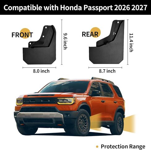 اللوحات الطينية المتوافقة مع سوبارو فورستر 2025 2026 ، 4pcs الجانب الأمامي والخلفي لا توجد إكسسوارات خارجية لدافع الحفر （غير ملائمة لعام 2025 2026 سوبارو فورستر ويلدرنيس） in Kuwait