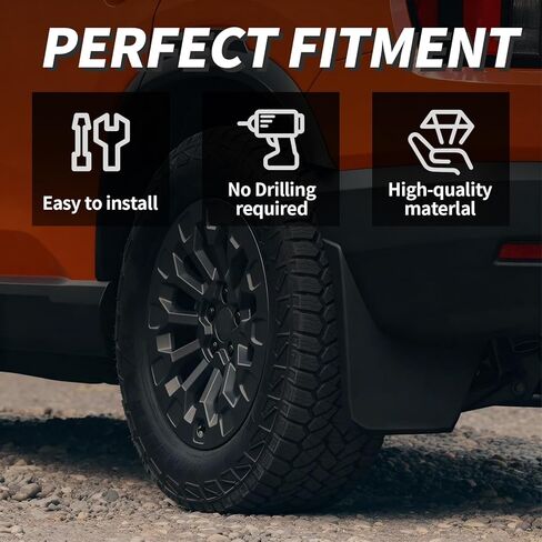 اللوحات الطينية المتوافقة مع سوبارو فورستر 2025 2026 ، 4pcs الجانب الأمامي والخلفي لا توجد إكسسوارات خارجية لدافع الحفر （غير ملائمة لعام 2025 2026 سوبارو فورستر ويلدرنيس） in Kuwait