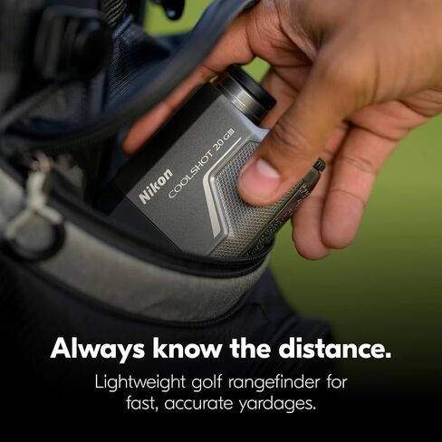 Nikon Coolshot 20i GIII GOLF Rangefinder | RangeFinder Lasefinder مقاوم المطر مع المنحدر ، مغلق على الزلزال وضمان لمدة 5 سنوات | نموذج نيكون الولايات المتحدة الرسمي in Saudi Arabia