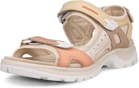 ECCO Women's Yucatan Sport Sandal, Gravel Patchwork, 7-7. 5 in Kuwait