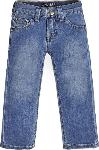 GUESS Boys' Little Stretch Denim Classic Fit 5 Pocket Jean in Saudi Arabia