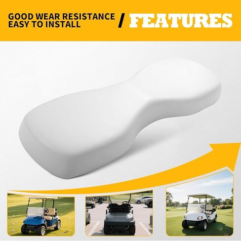 Golf Cart Front Seat Cushions Assembly (Oyster Gray) Compatible with G29/Drive 2007-2016 (Bottom & Back Cushions) in Saudi Arabia