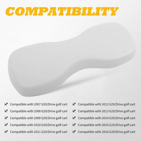Golf Cart Front Seat Cushions Assembly (Oyster Gray) Compatible with G29/Drive 2007-2016 (Bottom & Back Cushions) in Saudi Arabia