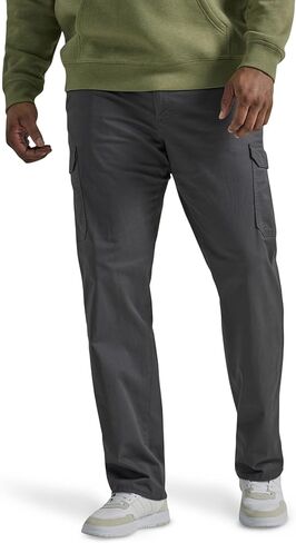 Lee Men's Performance Series Extreme Comfort Twill Straight Fit Cargo Pant, Buddy Black, 40W x 29L in Saudi Arabia