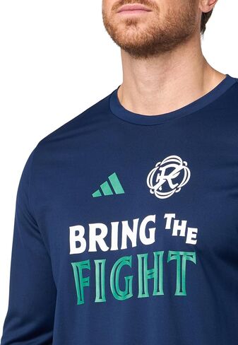 تيشيرت New England Revolution Pre-Game طويل الأكمام للرجال من أديداس in Saudi Arabia