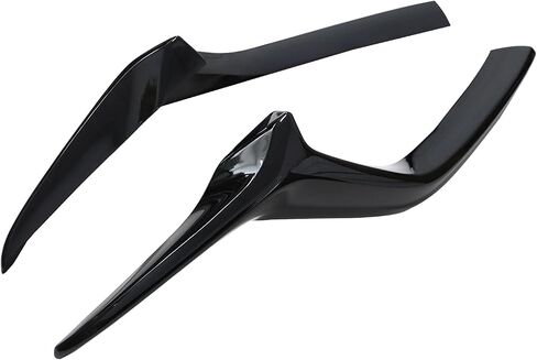Secosautoparts 2pcs الشبكة الأمامية إدراج تغطية صب ABS متوافق مع Mazda Cx-5 Cx5 2022 2023 2024 Gloss Black Expressions in Kuwait