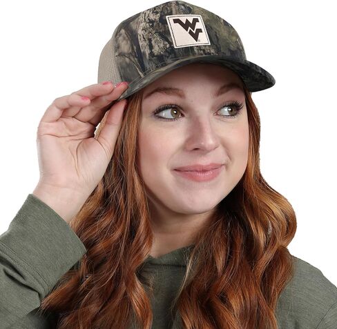 غطاء رأس باسيفيك NCAA Collegiate Camo Snapback Trucker غطاء خلفي شبكي مسامي مثالي للاستخدام في الهواء الطلق والمغامرات in Saudi Arabia