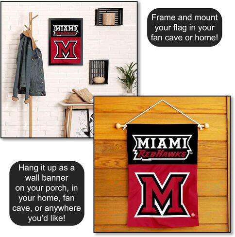 Miami Redhawks Garden Banner Flag in Saudi Arabia