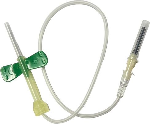 مختبر بيطري Butterfly Collection Blood Teadles ، مجموعة مجنحة للحيوانات الأليفة ، القطط ، الكلاب 23g × 3/4 "× 12" (حزمة 100) in Kuwait