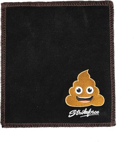 KR Strikeforce Shammy Leather Pad - Emoji Poo Happens in Saudi Arabia