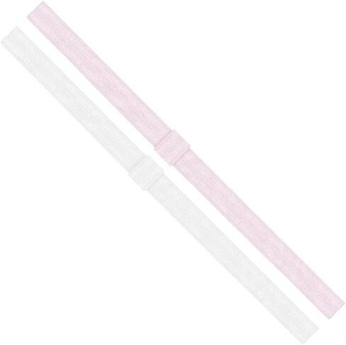 Wee One Baby Girls 'Add-A-Bow Baby Leatcy Head-White and Hot Pink (6-24 شهرًا) in Saudi Arabia