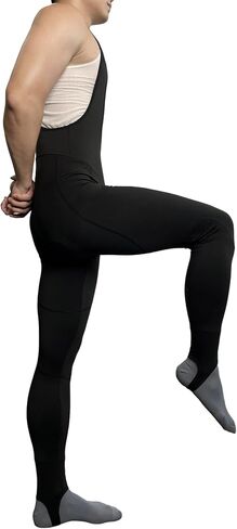 YKYWBIKE مرايل ركوب الدراجات الرجال السراويل الدراجة الحرارية للرجال الشتاء مريلة ركوب الدراجات السراويل الصوف مبطن ركوب الجوارب ركوب الدراجات ركاب بانت in Kuwait