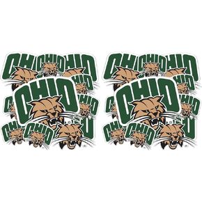 Desert Cactus Ohio University Sticker Bobcats Vinyl Decals Laptop Water Bottle Car Scrapbook 13.43x10.98 Sheet T3 (Type 3-1) in Saudi Arabia