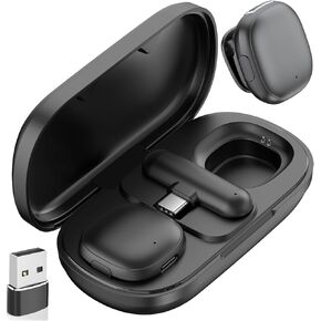 2 in 1 Wireless Lavalier Microphone for iPhone Android - Mini Phone Microphone with 24 H Charging Case for Video Recording Vlog TikTok Instagram Asmr, Noise Cancellation 70Ft Transmission in Kuwait