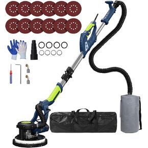 Sander Drywall Sander ، 2025 أداة إزالة سقف الفشار ذات 8 أمبير مع 7 سرعة متغيرة 800-1800 دورة في الدقيقة ، صنفرة دريوال مع جامع الغبار الفراغ مع مقبض قابل للتمديد ، ضوء LED ، أقراص الصنفرة 12 مساءً ، أحمر ، أحمر in Kuwait