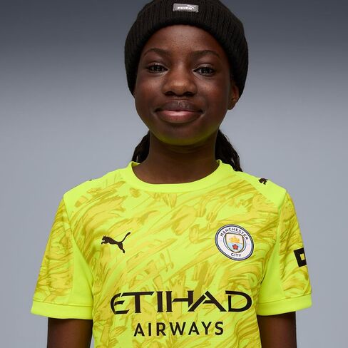 PUMA Kids Manchester City FC 2025/26 Soccer Goalkeeper Jersey in Saudi Arabia