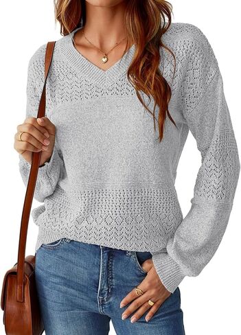 نوراكورا للسيدات الخامس سيفرات الكروشيه كروشيه خفيفة الوزن متماسكة سترة سور سبيكة طويلة الأكمام طويلة الخريف 2025 ملابس in Kuwait