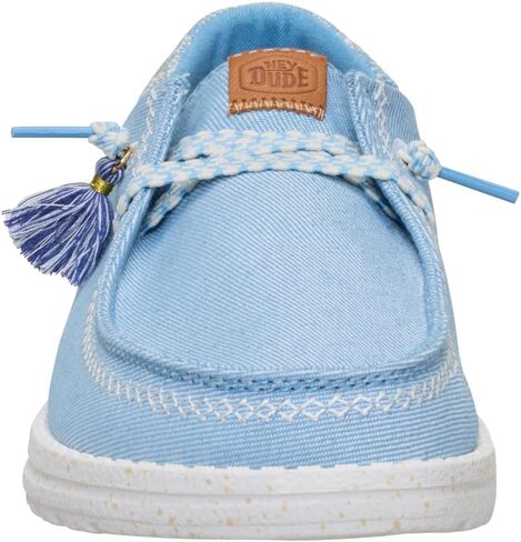 HEYDUDE Wendy Funk Embroidered Floral Black Size 9, Womens Shoes, Slip-on Loafers, Comfortable & Light-Weight in Kuwait