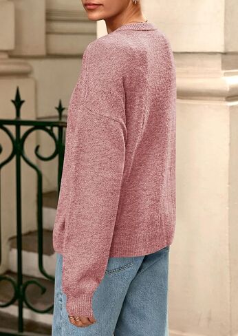 Prettygarden Fall Sleeve Cardigans للنساء العصرية 2025 فتح زر الشتاء الأمامي لأسفل Crewneck Soft Sweater سترة in Kuwait