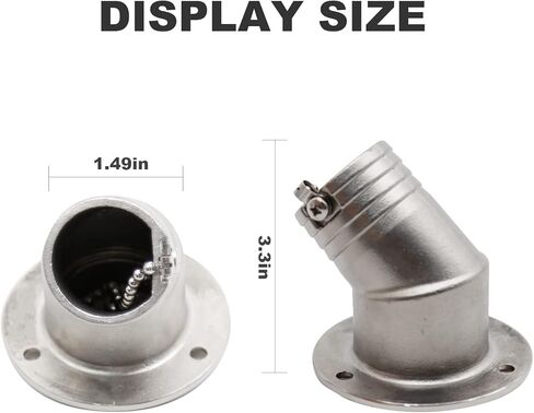 1-1/2 Inch Filler Neck Universal Fuel Filler Neck Boat Fuel Tank Water Deck Fuel Filler Angled Neck Refueling Port with Key Replacement for Boat Yacht Caravan in Saudi Arabia
