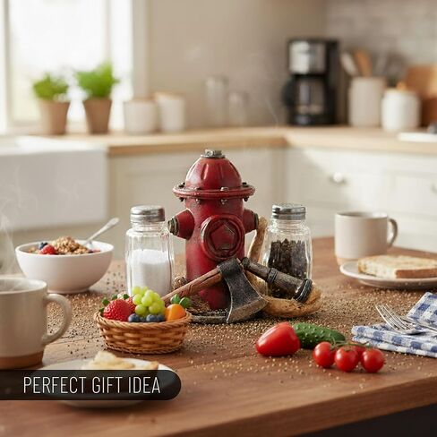 Pine Ridge Bigfoot Sasquatch Salt and Pepper Shaker - اثنان من الهزازين الزجاجيين ، و CADDY BIGFOOT CADDY للتوابل والتوابل ، للمطبخ ، أو تناول الطعام أو ديكور الطاولة in Kuwait